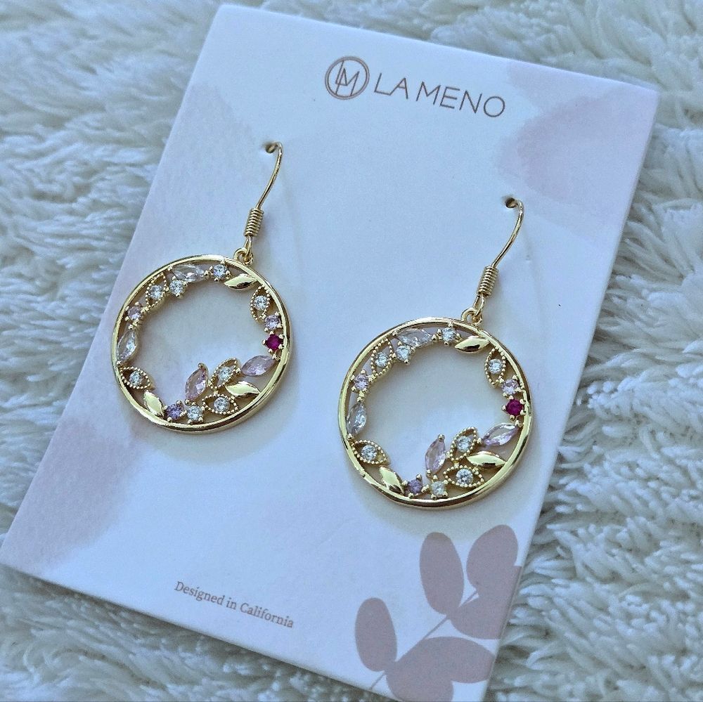 La Meno "Secret🤫 Garden💐" Earrings - Picture 15 of 16